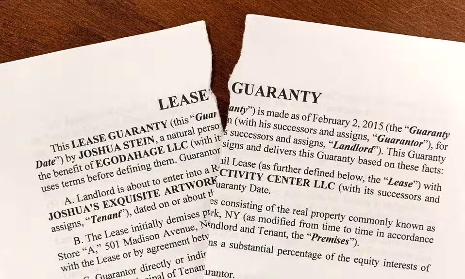 Ripped lease